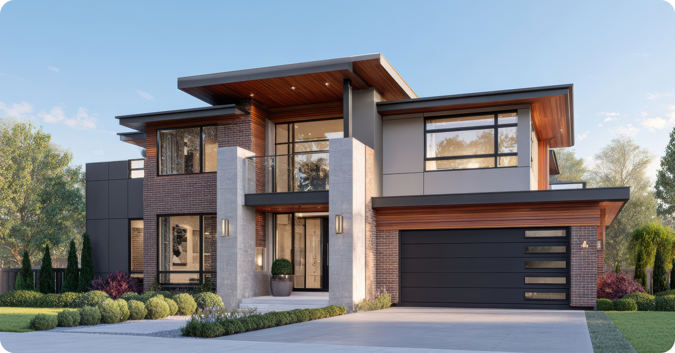 Luxury modern house exterior